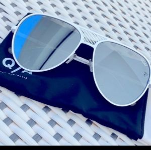 Quay × Kylie Oversized Sunnies in White